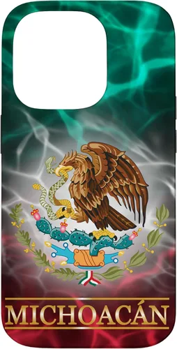 Vista 17 de Funda para iPhone 17 con la bandera de México de Michoacán - Orgullosa de las raíces mexicanas