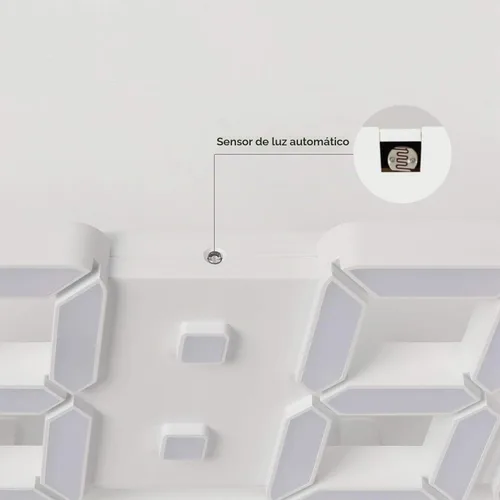 Vista 5 de mooas 3D Pure Slim M LED reloj, 11,8" reloj digital LED multifunción 11.8" Slim M Reloj de pared blanco con control remoto