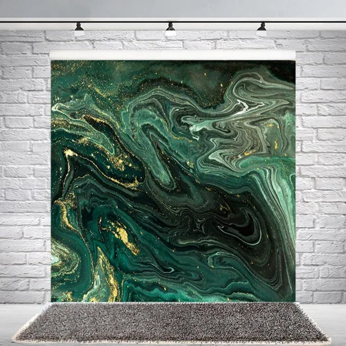 Vista 15 de Telón de fondo de fotografía con textura de mármol negro dorado de 5 x 4 pies, arte abstracto, fondo de fondo dorado de arena movediza líquida