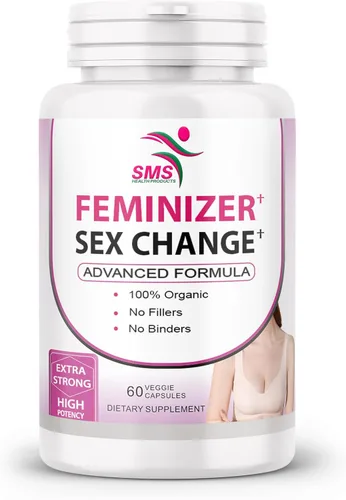 Vista 6 de Feminizer Cápsulas de cambio de sexo Pueraria Mirifica potente complejo de hormona estrógeno para mujeres trans - Pechos Glúteos Pelo Piel Uñas