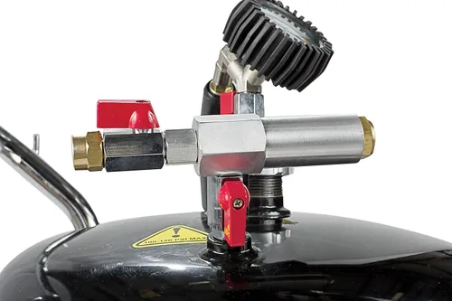 Vista 5 de JohnDow Industries JDI-20COMBO Evacuador combinado de líquidos y drenaje de aceite usado, autoevacuación, manguera de descarga reforzada de nailon