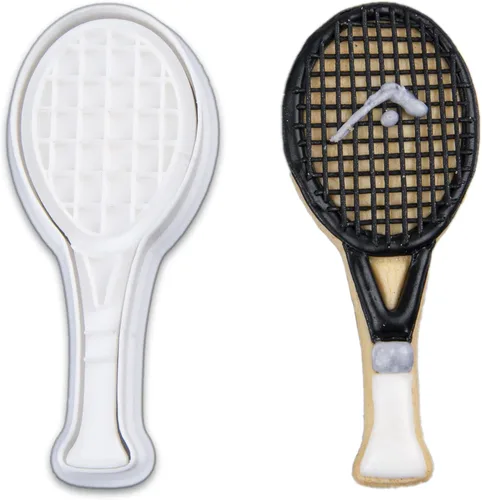 Vista 16 de Mostop Cortador de galletas deportivo con sellos, juego de 3 piezas de cortador de galletas de fútbol, fútbol, casco, juego de fútbol, herramientas