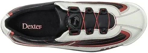 Vista 5 de Dexter Mens SST 8 Pro BOA LE - WhiteBlackRed - Only SST 8 wBOA Lacing Technology - Exclusive Color and Upper Design