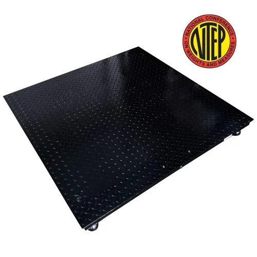 Vista 3 de NTEP Certificado Legal para el Comercio Báscula de Pallet Industrial de Servicio Pesado con Indicador (48 ″ x 60 ″)