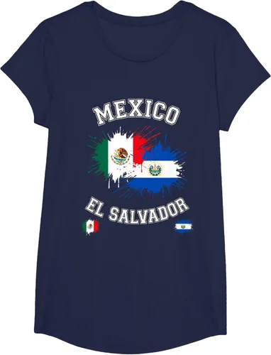 Vista 73 de Camiseta de recuerdo de la bandera vintage de El Salvador de México