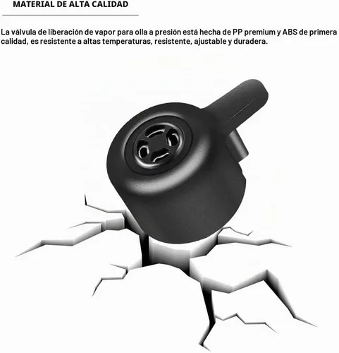 Vista 2 de Mango de válvula de liberación de vapor para Ninja Foodi OP401/OP301 6.5, 8