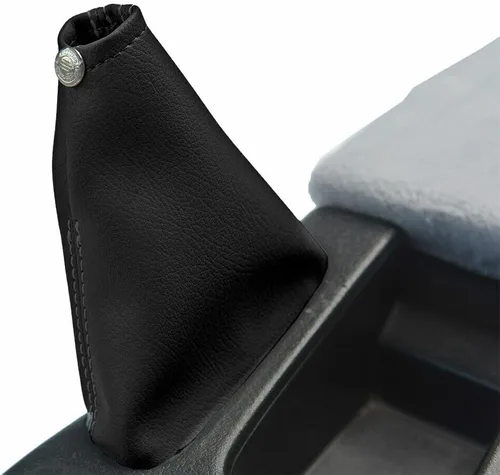 Vista 2 de Cubierta de arranque de freno de cuero de PVC E negro hecho para Nissan Skyline R32 1989-1993