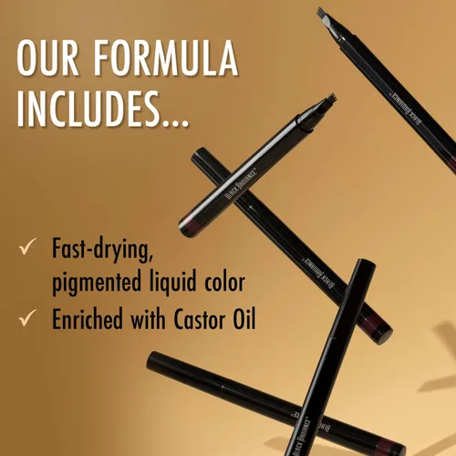 Vista 5 de Black Radiance Eye Appeal™ Micro Brow Pen Marrón Oscuro