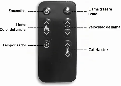 Vista 9 de Insertos de chimenea eléctrica de 26 pulgadas, chimenea eléctrica empotrada de 1500 W con control remoto, cristal, protección contra