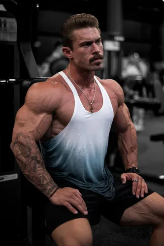 Vista 3 de Jed North Bodybuilding Stringer Gym Tank Top Singlet Racerback