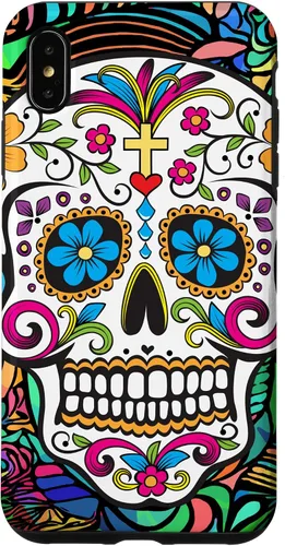 Vista 11 de Funda para iPhone 11 Pro Max Day of the Dead Sugar Skull