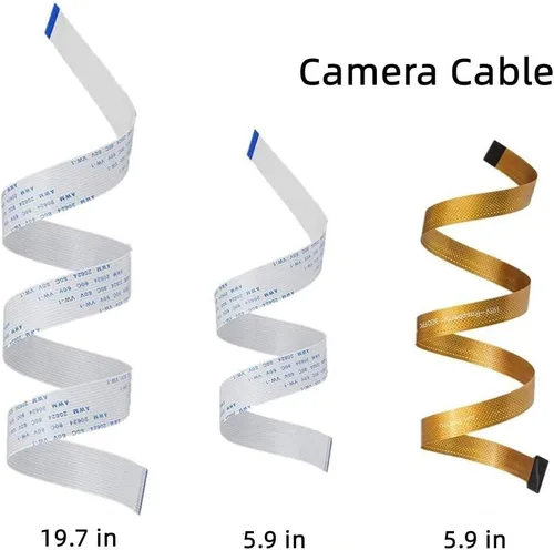 Vista 3 de RasTech - Módulo de cámara para Raspberry Pi 5MP 1080p OV5647 Cámara web con 1 soporte transparente y 3 cables de cinta para Raspberry Pi 5/Pi
