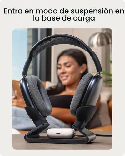 Vista 6 de Mophie Max Soporte de carga dual para auriculares AirPods Max - Modo