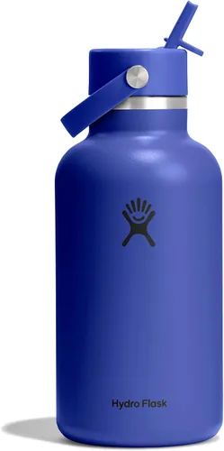 Vista 65 de Hydro Flask Botella de agua – Acero inoxidable aislado – Tapa flexible con popote de boca ancha, antiderrames, a prueba de fugas y recargable