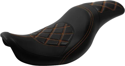 Vista 12 de TCT-MOTORPARTS Asiento de conductor y pasajero negro para Harley Dyna Wide Glide Fat Bob FXDF 2006-2017