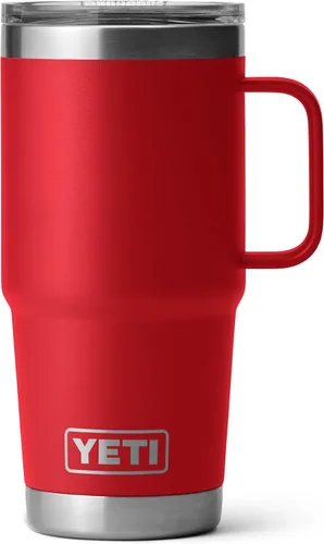 Vista 20 de YETI - Vaso de viaje Rambler de 20 onzas, de acero inoxidable, aislada al vacío con tapa fuerte Stronghold Blanco