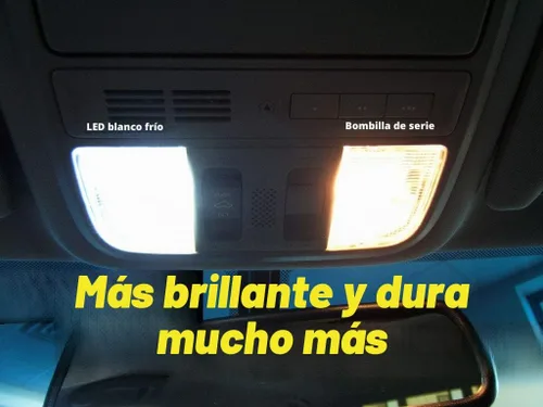 Vista 4 de Paquete de 10 bombillas LED para interiores de 6000 K súper blancas compatibles con Chevrolet Sonic 2012-2016