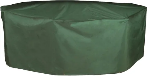 Vista 4 de Bosmere Funda ovalada/rectangular para mesa y sillas, 126 pulgadas de largo x 75 pulgadas de ancho x 37 pulgadas de alto Verde