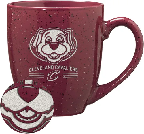 Vista 65 de Rico Industries NBA 16 oz Team Color Laser Engraved Speckled Ceramic Coffee Mug 3-Color del