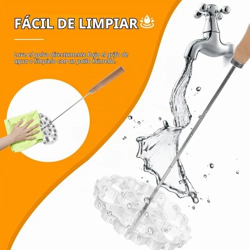 Vista 9 de Kichvoe Bunuelos - Molde con mango – Moldes de rosetas de gofres de aleación de aluminio – Juego de cucharas de hierro con roseta desmontable de 12