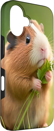 Vista 3 de iPhone 16 Guinea Pig Lover Cute Pet Women Girl Guinea Pig Graphic Case