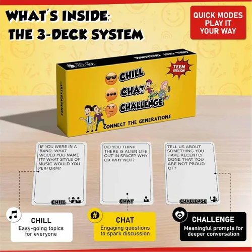 Vista 2 de ARTAGIA Divertido juego de habilidades sociales y terapia para adultos y adolescentes: juego familiar de CBT para conversaciones terapéuticas