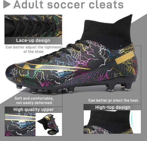 Vista 6 de Tacos de fútbol para hombre y mujer, para interiores y exteriores, tacos de fútbol AG TF