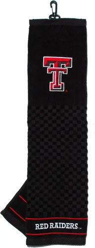 Vista 52 de Team Golf NCAA Texas A&M Aggies Toalla de golf bordada, diseño a cuadros y logotipo bordado
