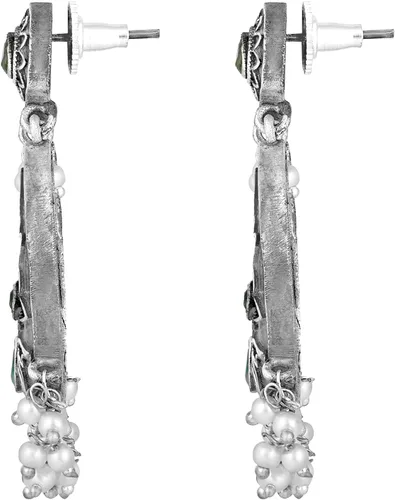 Vista 5 de Jhumki Earrings Indian Ethnic Antique Jewelry For Women