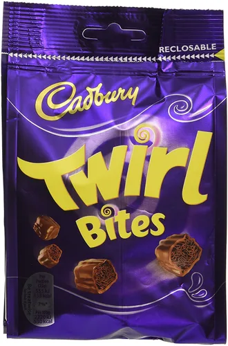 Vista 2 de Cadbury Bocaditos de chocolate con leche, bolsa para compartir, golosinas tamaño bocado, 3.53 oz (paquete de 1)