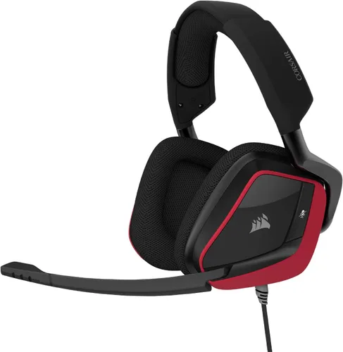 Vista 10 de Corsair Void RGB Elite - Auriculares inalámbricos para juegos, sonido envolvente 7.1, micrófono omnidireccional, almohadillas de malla