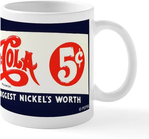Vista 52 de CafePress Catch That Pepsi Spirit - Taza de café de cerámica (11.0 fl oz)