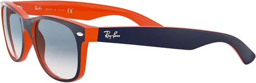 Vista 3 de Ray-Ban RB2132 Nuevas Gafas de sol cuadradas Wayfarer Gradient Azul sobre naranja/azul degradado claro