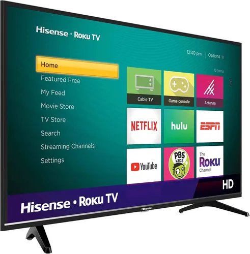 Vista 4 de Hisense Smart TV LED Roku de 32 pulgadas de la serie H4 con compatibilidad con Alexa (modelo 32H4F, 2020)