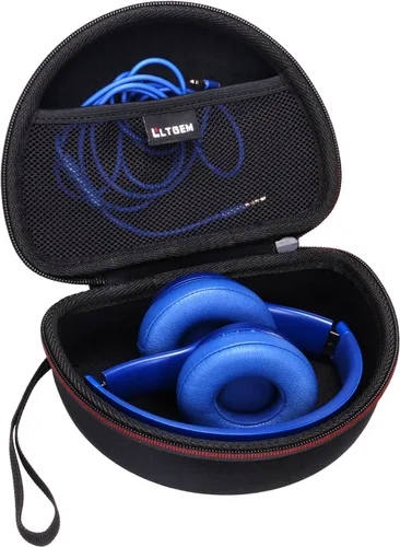 Vista 9 de Funda LTGEM compatible con auriculares Beats Solo 4 / Studio Pro/Studio 3 / Solo 3 On-Ear, negro (solo funda)