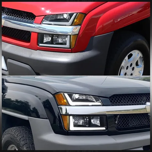 Vista 3 de AJP Distributors Conjunto de Faros Delanteros LED DRL Tube Bar para Conducción + Conjunto de Lámparas de Señal de Parachoques Par