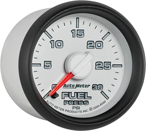 Vista 4 de Auto Meter 8560 Factory Match 2-1/16" 0-30 PSI Presión de combustible para Dodge