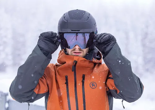 Vista 5 de Giro Tor Esférico - Casco de nieve para hombres Negro mate (limitado)