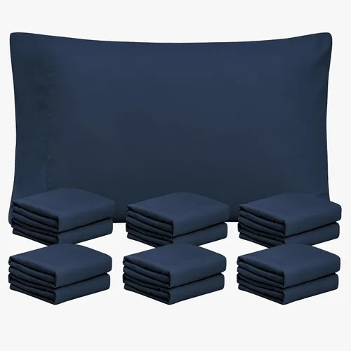 Vista 12 de FreshCulture Fundas de Almohada Beige Tamaño Queen Paquete de 2 - Juego de Fundas de Almohada - Cierre de Sobre - Tela de Microfibra Cepillada Suave