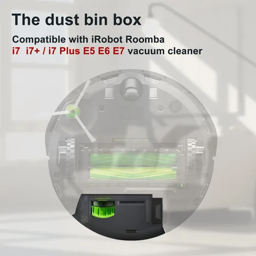 Vista 3 de ilovelife Caja de basura de repuesto para iRobot Roomba i3 i3+ i4 i6 i6+ i7 i7+ i8 i8+/Plus E5 E6 E7 J7 Serie I, E y J Aspiradora con eliminación