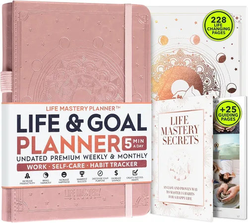 Vista 8 de Planificador de vida y objetivos - Un viaje de 12 meses para alcanzar tus metas, aumentar la productividad, la pasión, el éxito y la felicidad
