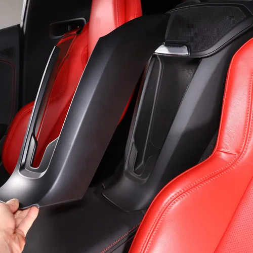 Vista 8 de TOYCIDFG Cubierta inalámbrica para cargador de teléfono con cascada de consola central compatible con Corvette C8 2020-2025 accesorios de decoración
