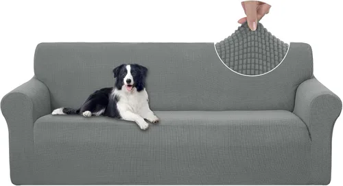 Vista 49 de U-NICE HOME Funda para sofá biplaza elástica, cubierta para sofá, funda para sillón, protector de muebles para sofá con 2 cojines, funda para sofá