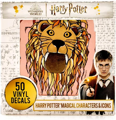 Vista 7 de Conquest Journals - Paquete de calcomanías de personajes e iconos mágicos de Harry Potter, 50 calcomanías, impermeables, resistentes a los arañazos