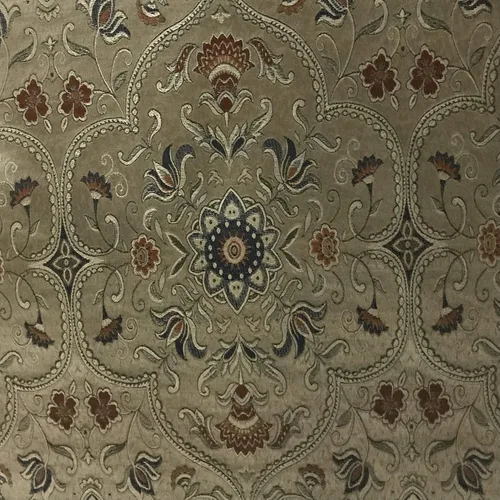 Vista 6 de Tela jacquard clásica de lujo con diseño ornamentado marroquí para tapicería, sofá, silla, comedor, tratamiento de ventanas, manualidades, 54