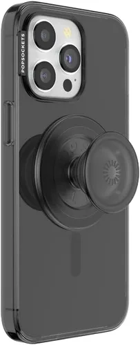 Vista 12 de PopSockets Funda para iPhone 15 con agarre para teléfono y deslizador compatible con MagSafe, Funda para iPhone 15, Compatible con carga inalámbrica