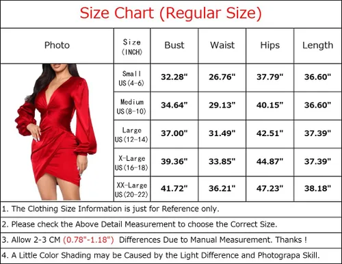 Vista 5 de LightlyKiss Vestido de invitada de boda de manga larga para mujer, vestido de fiesta formal con nudo frontal, 016 rojo
