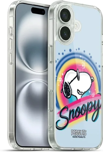 Vista 145 de Head Case Designs Funda de gel con licencia oficial de Peanuts Beach Surf Snoopy Boardwalk Airbrush [protección de grado militar] compatible