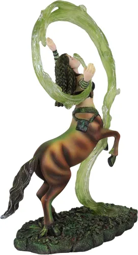 Vista 4 de Ebros Gift Anne Stokes Fantasía Arte Tierra Elemental Mago Hechicera Centauridas Invocación Espíritu Gaia Magic Energy Collector Figurine Guerrero