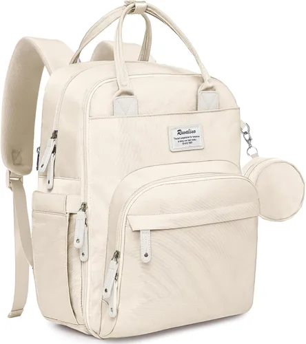 Vista 27 de RUVALINO Mochila para Pañales - Bolsa de Bebé Expandible con hasta 50% Más de Capacidad - Bolsa de Artículos Esenciales para Bebé con Cambiador